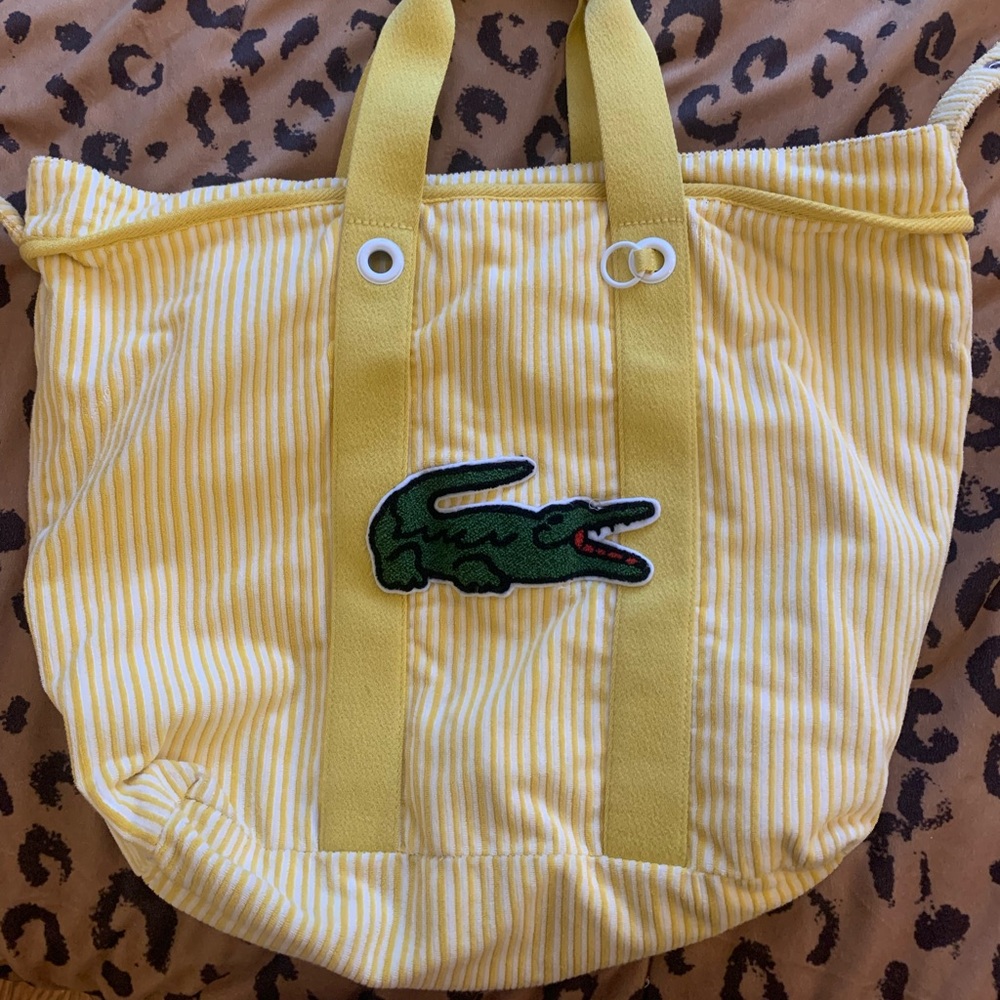 LACOSTE TERRY TOTE